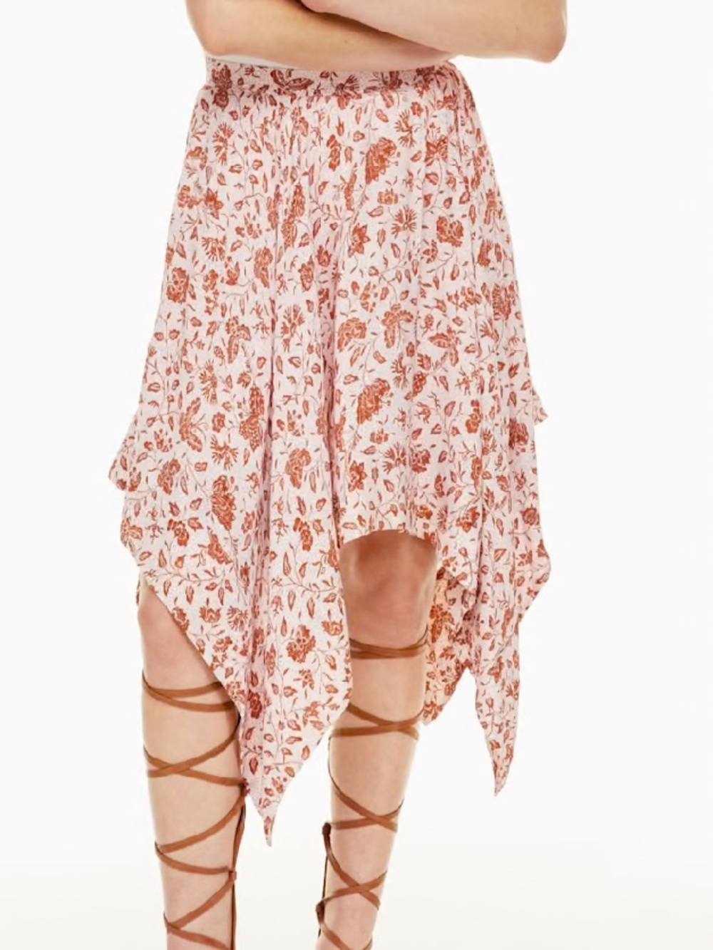 Aritzia Little Moon Pink Ferrara Skirt 9725